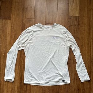 White Patagonia Long sleeve